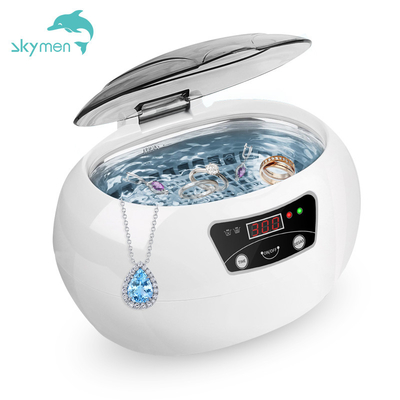 Limpiador de joyas Skymen, máquina de ultrasonido portátil ultrasónica, limpiador de joyas sónico