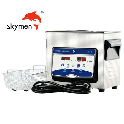 limpiador ultrasónico de los portamaletas de 3.2L Benchtop para limpiar el equipo químico del laboratorio dental de las piezas