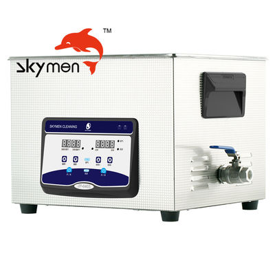 máquina de la limpieza ultrasónica 15L con el contador de tiempo de Digitaces ajustable para limpiar piezas mentales de las herramientas médicas