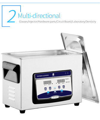 Limpiador ultrasónico del tablero de la mesa de los portamaletas para el uso del laboratorio o los instrumentos médicos