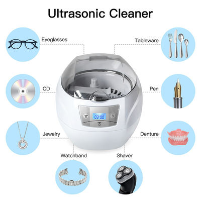 lavadora ultrasónica del CD del limpiador de la joyería de los limpiadores ultrasónicos dentales digitales de 750ml 35Watt