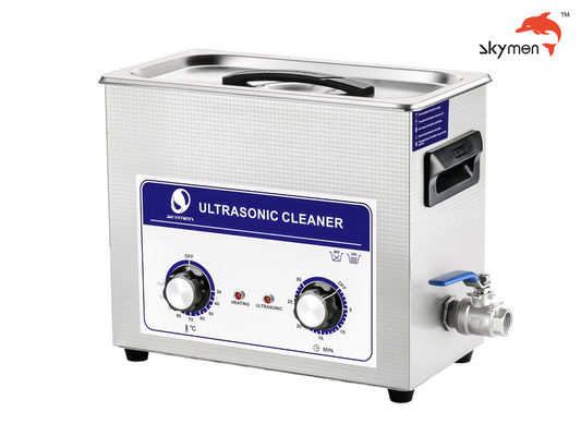 Limpiador ultrasónico 40KHz del laboratorio mecánico del control 180W 6.5L