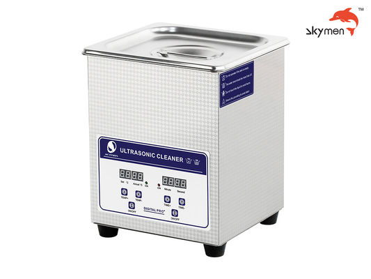 Limpiador ultrasónico de Digitaces del top del banco de los minutos SUS304 60W de los portamaletas 2L 0-30 con el calentador