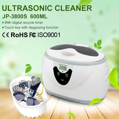 Limpiador ultrasónico de la joyería de la FCC 42kHz 600ML para las lentes