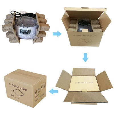 Botones de los portamaletas 0.6L 35W Sonic Ultrasonic Jewelry Cleaner Onboard