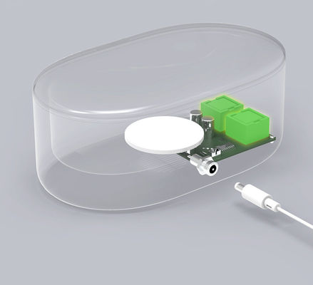 Limpiador ultrasónico 600ml de las lentes del ABS de la exhibición del hardware